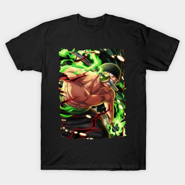 ZORO SAMURAI ANIME T-Shirt by graficklisensick666